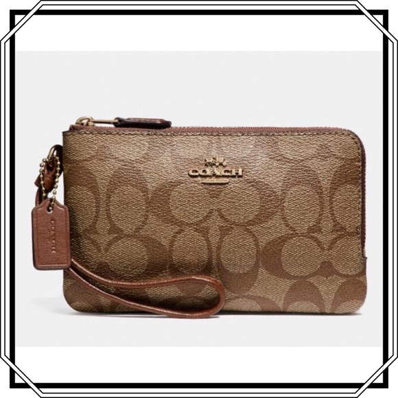 Coach Handbags - Double Zip Wallet In Signature Canvas